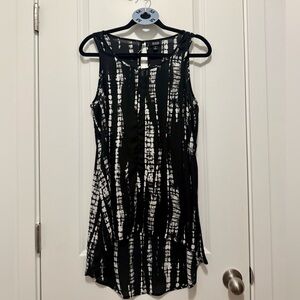 High Low Tie-Dye Tank Top